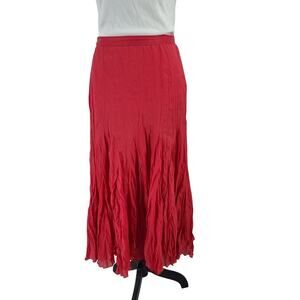 Mix Nouveau Y2K women's skirt pink Fairy Balletcore  Peasant Size Large Boho